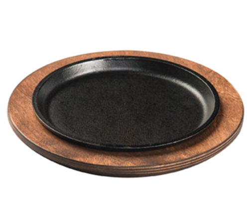 Lodge U5RP 9.5" W x 9.5" D Round Wood Underliner (6 Each per Case)