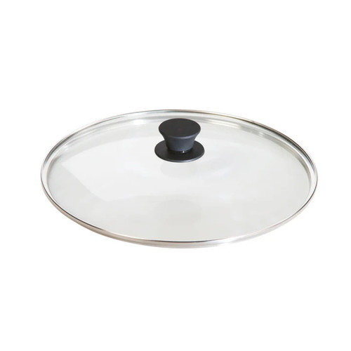 Lodge GL12 12.12" Dia. Tempered Glass Dishwasher Safe Lid (3 Each per Case)