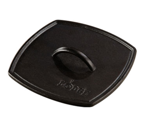 Lodge LPP3 8.25" W x 8.25" D x " H Cast Iron Square Panini Press (3 Each per Case)