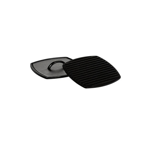 Lodge LPP3 8.25" W x 8.25" D x " H Cast Iron Square Panini Press (3 Each per Case)