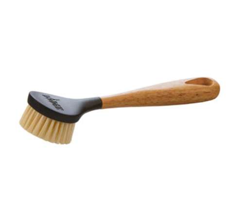 Lodge SCRBRSH 10.1" L Black Plastic Head with Nylon Bristles and Wood Handle Scrub Brush (6 Each per Case)
