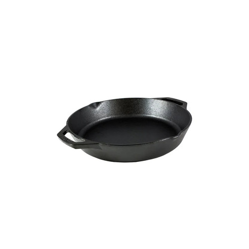 Lodge L10SKL 12.625" Round Cast Iron With Dual Handle Skillet (3 Each per Case)
