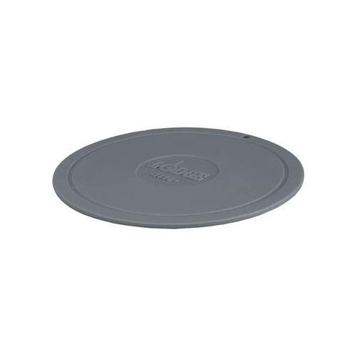 Lodge AS7DT06 7.25" W x 7.25" D Gray Silicone Round Deluxe Trivet (12 Each per Case)