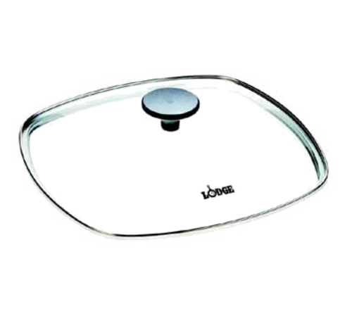 Lodge GLSQ10 10.62" Dia. Tempered Glass Dishwasher Safe Lid (3 Each per Case)