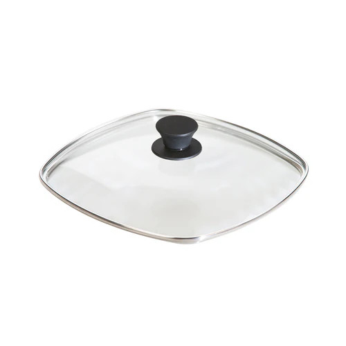 Lodge GLSQ10 10.62" Dia. Tempered Glass Dishwasher Safe Lid (3 Each per Case)