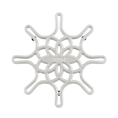 Lodge EC8ST13 8" W x 8" D white Silicone Trivet (6 Each per Case)