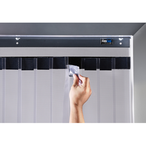 HIMI FC4300 55" x 84" FlexCool Single Layer Economy Freezer or Cooler Strip Curtain