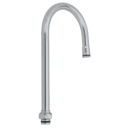 Royal Industries ROY 6 GS 6" Swing Gooseneck Spout Chrome Finish Add-A-Faucet