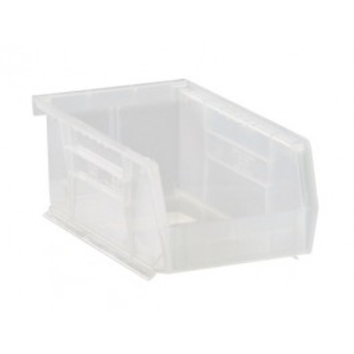 Quantum QUS260CL 11" W x 18" D x 10" H Clear Polypropylene Hanging Bin