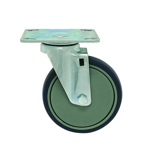 Quantum PT-PS 5" x 1.25" Swivel Thermoplastic Resin Caster