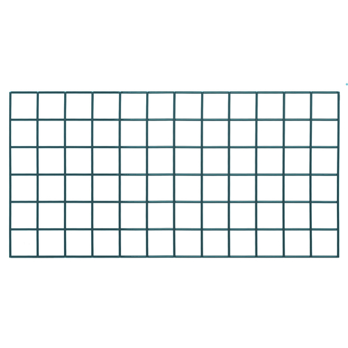 Quantum SG-1836P 36" W x 18" H Green Epoxy Antimicrobial Finish Store Grid Panel
