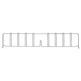 Quantum DIV36S 36" D x 8" H 304 Stainless Steel Wire Shelf Divider