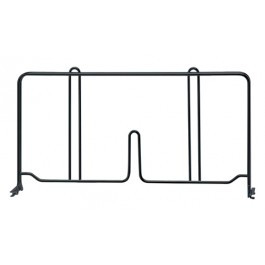 Quantum DIV14BK 14" D x 8" H Black Epoxy Wire Shelf Divider