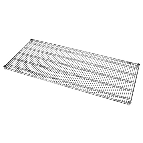 Quantum 2460CHD 60" W x 24" D Chrome Plated Heavy Duty Wire Shelf