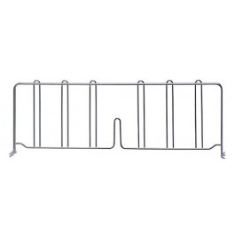 Quantum DIV24S 24" D x 8" H 304 Stainless Steel Wire Shelf Divider