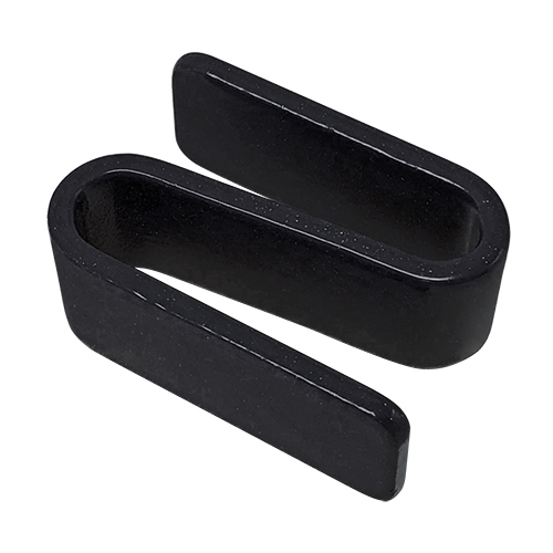 Quantum S-HOOKBK Black Epoxy Antimicrobial Finish S-Hooks