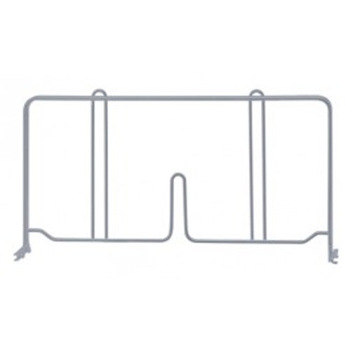 Quantum DIV14GY 14" D x 8" H Gray Epoxy Wire Shelf Divider