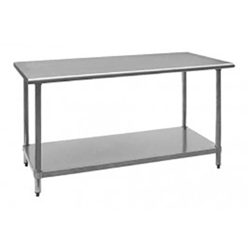 Quantum SST-2448U 48" W x 24" D x 34" H Stainless Steel Work Table