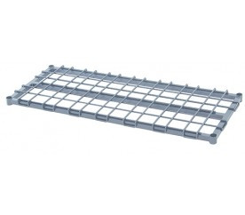 Quantum 2448DSGY 48" W x 24" D Gray Epoxy Dunnage Shelf