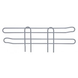 Quantum BL42GY 42" W x 4" H Gray Epoxy Back Ledge