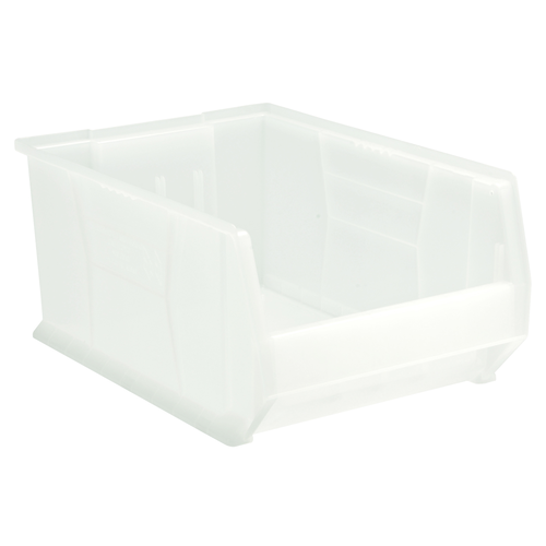 Quantum QUS954CL 23.88" W x 16.5" D x 11" H Clear Polypropylene Hulk 24" Container