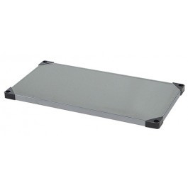 Quantum 1836SS 36" W x 18" D 304 Stainless Steel Solid Shelf