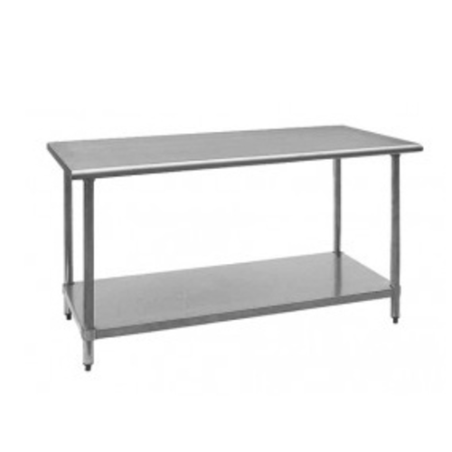 Quantum SST-2472U 72" W x 24" D x 34" H Stainless Steel Work Table