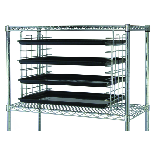 Quantum TS24C 24" D x " H 10 Tray Capacity Chrome Plated Tray Slide