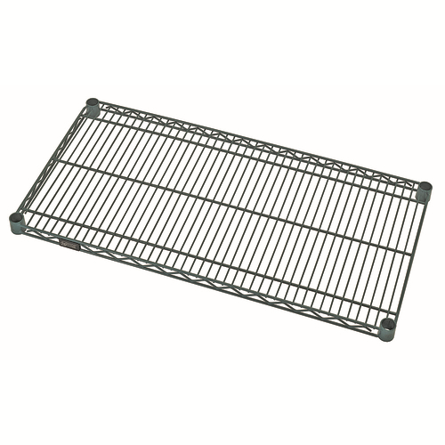 Quantum 3636P 36" W x 36" D Green Epoxy Antimicrobial Finish Wire Shelf