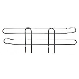 Quantum BL42 42" W x 4" H Chrome Plated Back Ledge