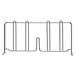 Quantum DIV12 12" D x 8" H Chrome Plated Wire Shelf Divider
