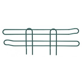 Quantum BL42P 42" W x 4" H Green Epoxy Back Ledge