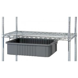 Quantum DS18-24 Chrome Plated Single Bin Drawer Slide