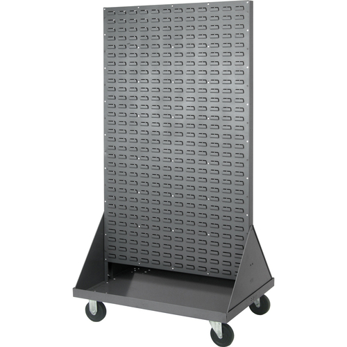 Quantum QMD-36H 1200 Lbs. Gray Steel Double Sided Louvered Rack