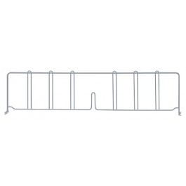 Quantum DIV30GY 30" D x 8" H Gray Epoxy Wire Shelf Divider