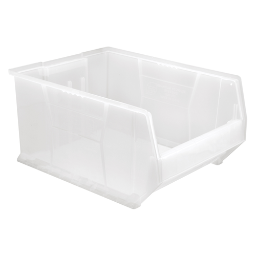 Quantum QUS955CL 23.88" W x 18.25" D x 12" H Clear Polypropylene Hulk 24" Container