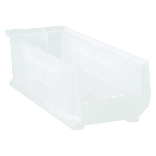 Quantum QUS950CL 23.88" W x 8.25" D x 7" H Clear Polypropylene Hulk 24" Container