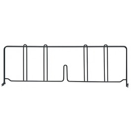 Quantum DIV21BK 21" D x 8" H Black Epoxy Wire Shelf Divider