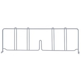 Quantum DIV21GY 21" D x 8" H Gray Epoxy Wire Shelf Divider