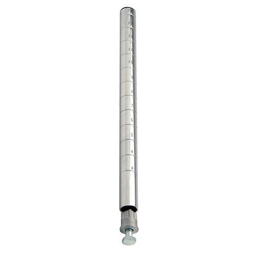 Quantum P14S 14" H Stainless Steel Post with Leveling Legs