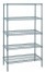 Quantum WR74-1836GY-5 36" W x 18" D Epoxy Antimicrobial Wire Shelving Starter Kit