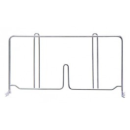 Quantum DIV14 14" D x 8" H Chrome Plated Wire Shelf Divider