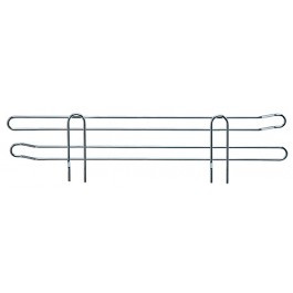 Quantum BL48S 48" W x 4" H 304 Stainless Steel Back Ledge