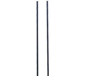 Quantum UH18P 18" W x 32" H Green Epoxy Antimicrobial U-Handle