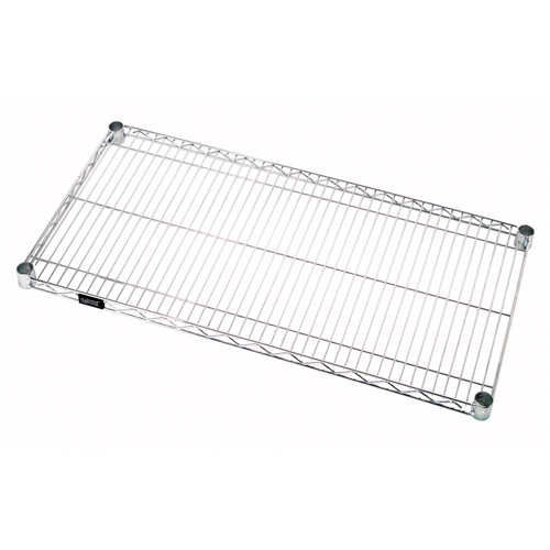 Quantum 2124C 24" W x 21" D Chrome Plated Wire Shelf