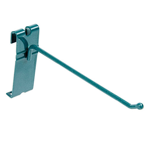 Quantum SG-HOOK6P 6" Green Epoxy Antimicrobial Store Grid Hook