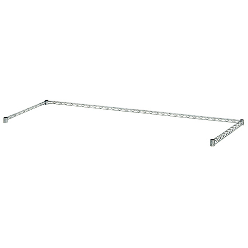 Quantum 2460FS 60" W x 24" D Stainless Steel 3-Sided Wire Frame