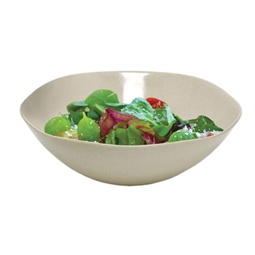 FOH DBO105NAB22 52 Oz. Round Natural Bamboo Platewise Organic Bowl (6 Each per Case)
