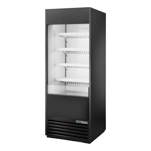 True TOAM-30-HC~NSL01 30"W Self-Contained Refrigeration Vertical Air Curtain Merchandiser - 115 Volts