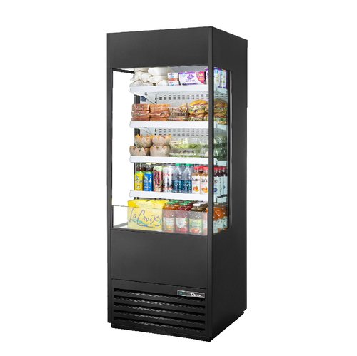 True TOAM-30GS-HC~NSL01 30"W Self-Contained Refrigeration Vertical Air Curtain Merchandiser - 115 Volts